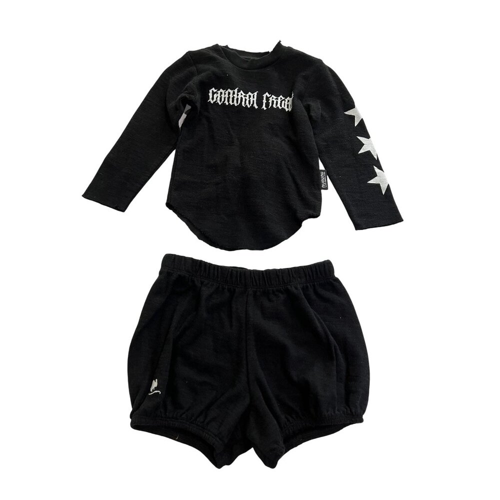 Nununu Watch Out Yoga Set in Black